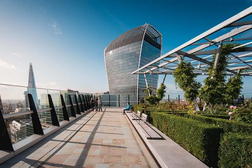 The Garden at 120 rooftop views in London