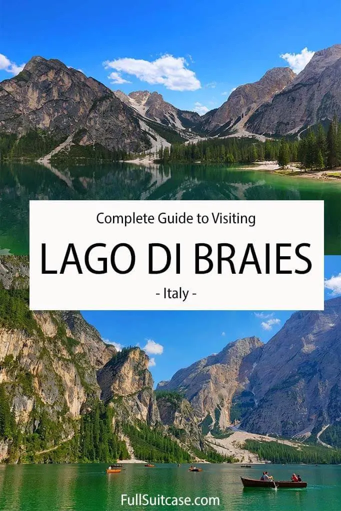 Ultimate guide to visiting Lago di Braies - Pragser Wildsee in the Italian Dolomites