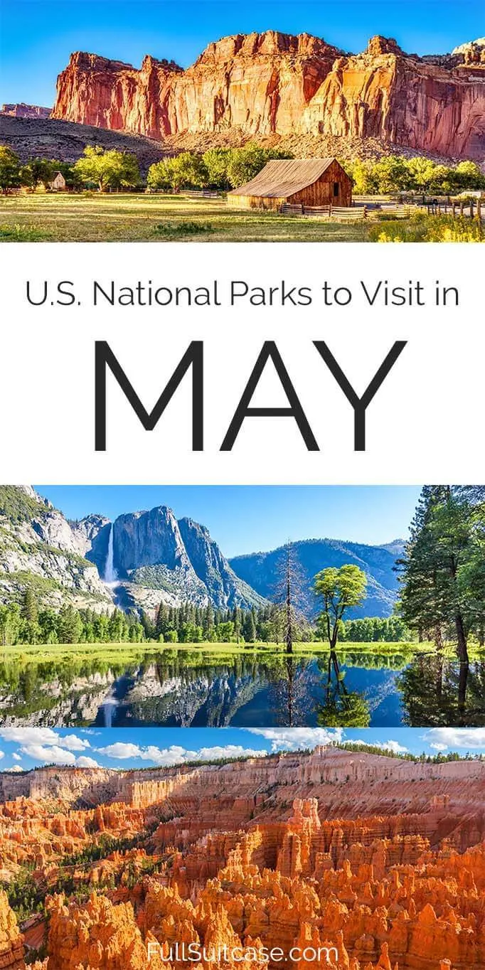 American national parks to see in May