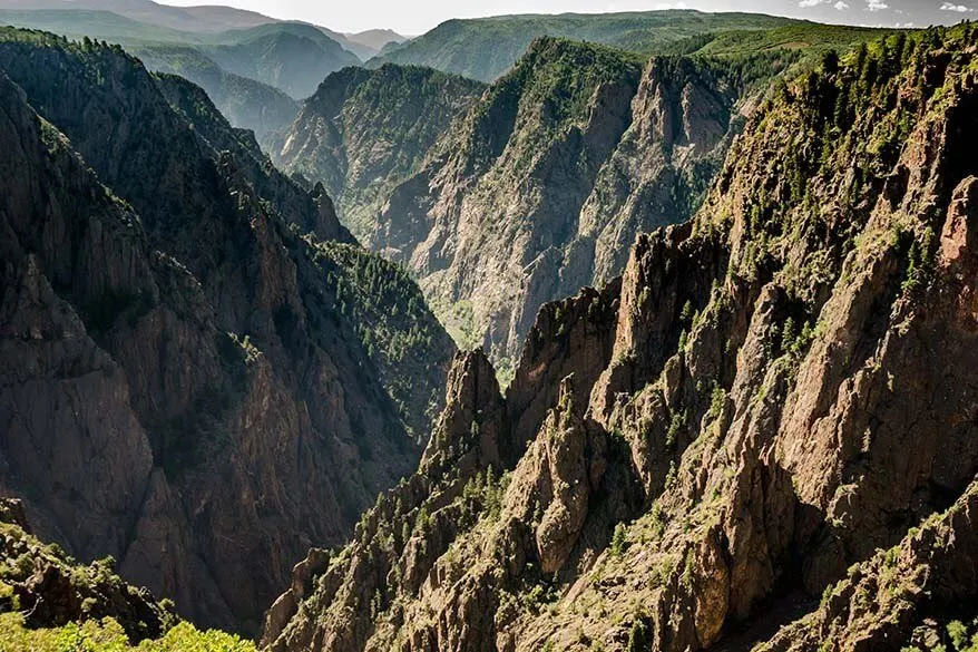 Black Canyon of the Gunnison National Park in June