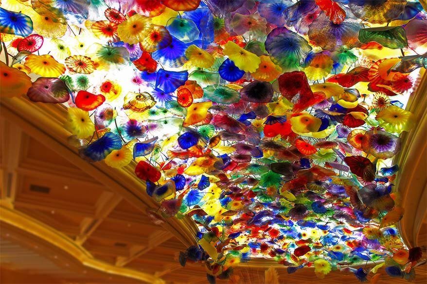 Fiori di Como ceiling in Bellagio hotel in Las Vegas