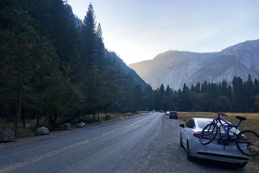 Getting around Yosemite - by car is the easiest