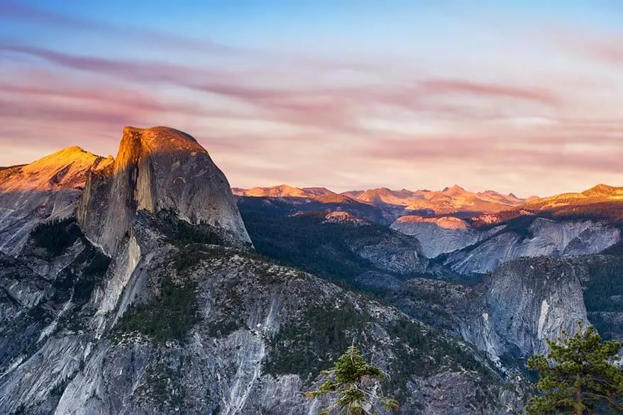 Half Dome in Yosemite National Park California