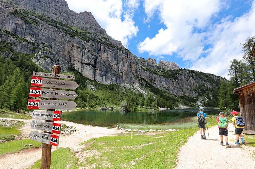 Lago Federa hike