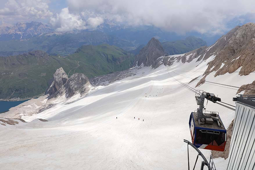 Marmolada cable car