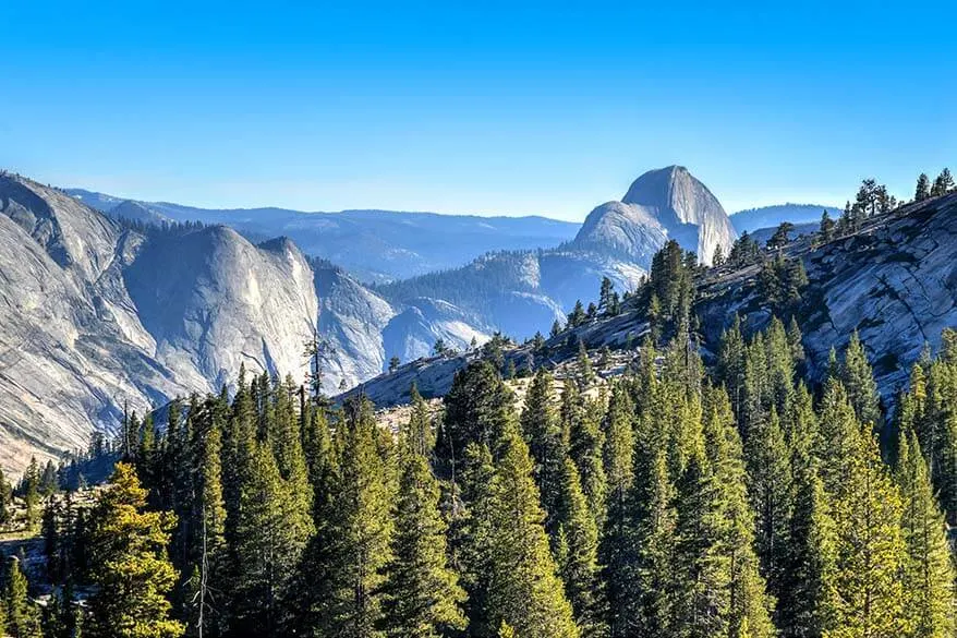 Olmsted Point in Yosemite National Park