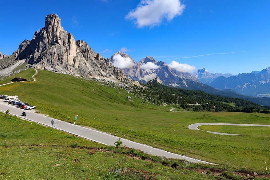 Passo di Giau in Italy