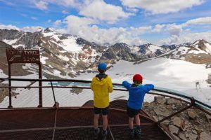 Stubai Glacier Top of Tyrol in Austria