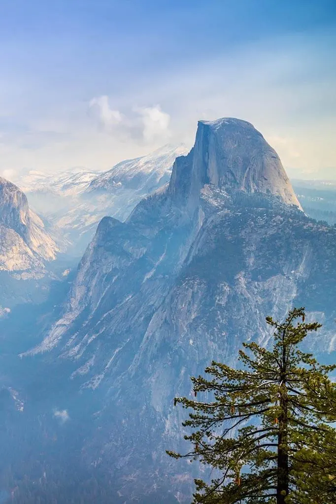 Wood Clipboard featuring Yosemite Half Dome in the US National