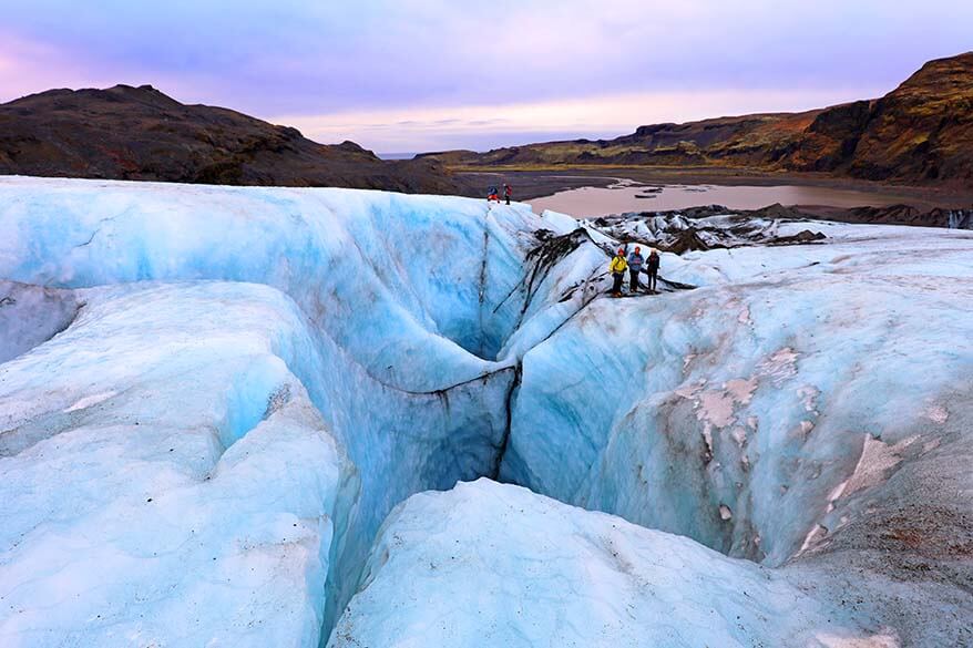 Glacier hiking is one of the best year-round activities at the south coast in Iceland
