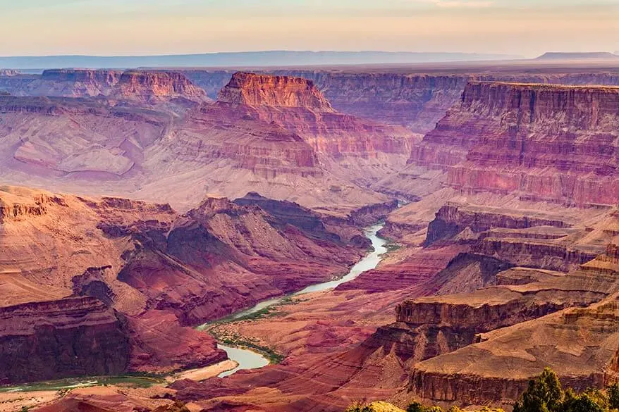 Grand Canyon South Rim is one of the most popular Las Vegas day trips