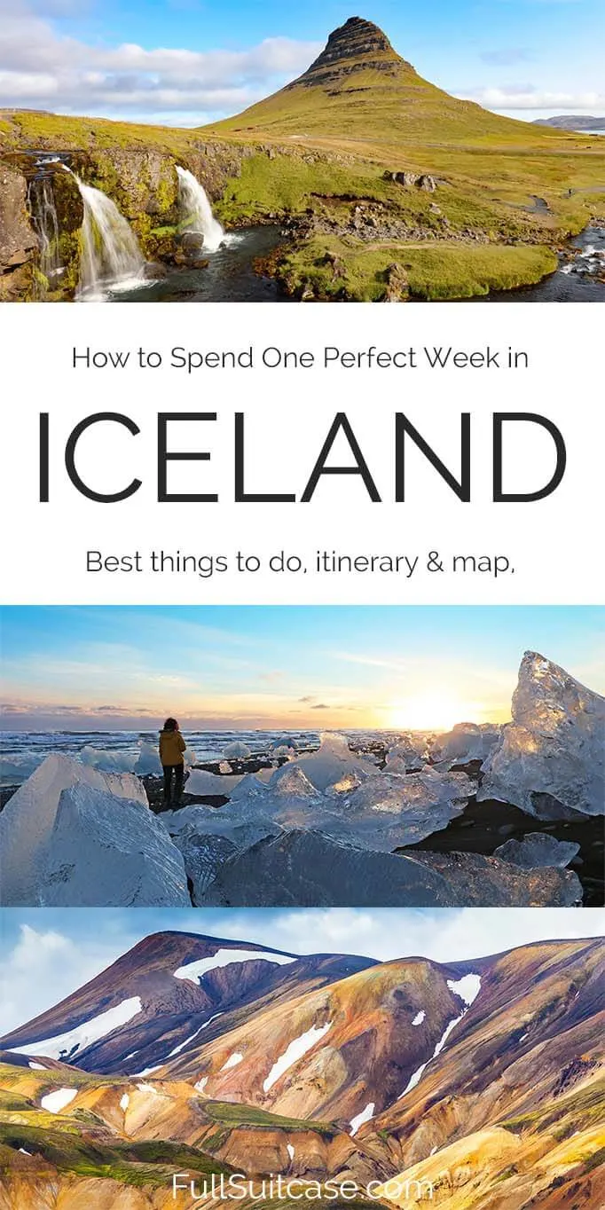 Iceland one week road trip itinerary