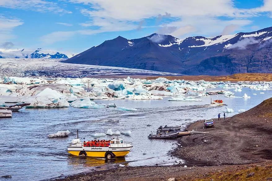 Jokulsarlon glacier lagoon boat tours