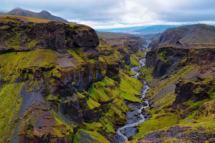 Thorsmork valley in Iceland