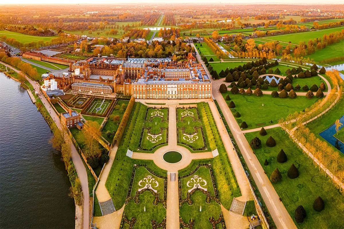 Hampton Court Palace near London