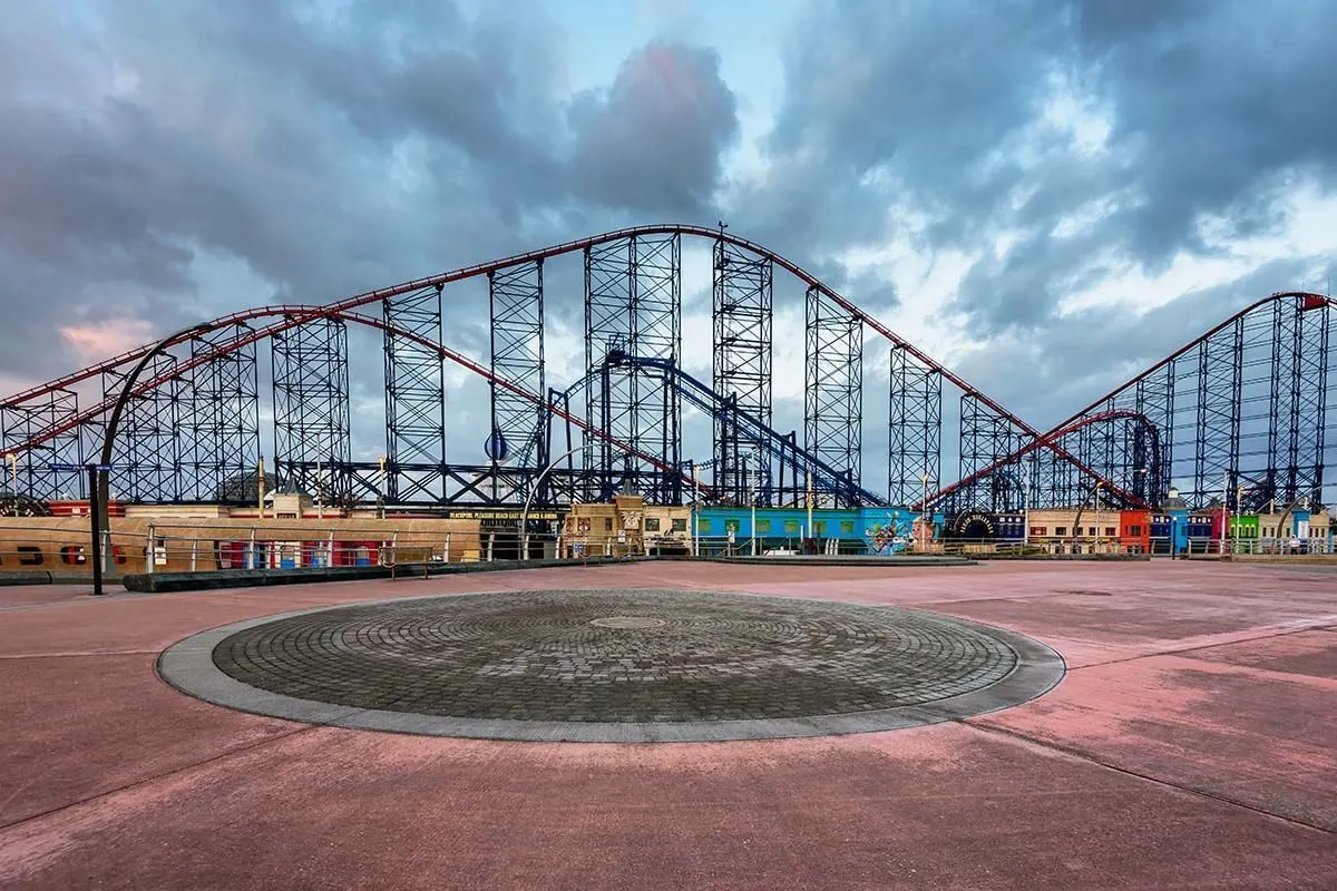 Big One rollercoaster at Blackpool Pleasure Beach