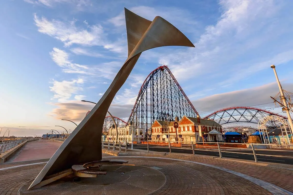 Blackpool Pleasure Beach and Promenade