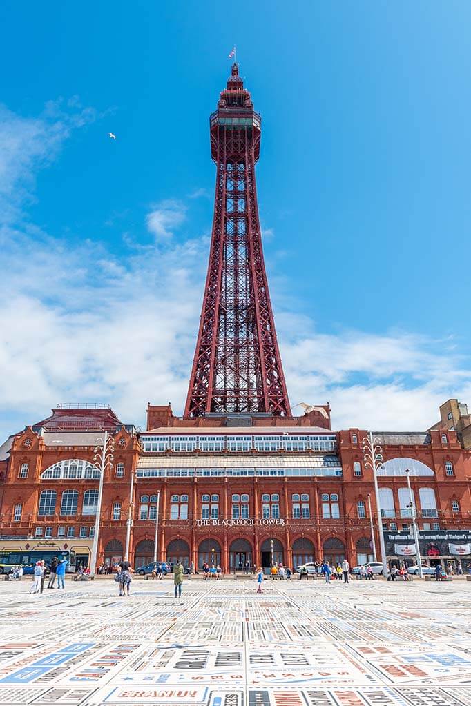 Blackpool Tower & the Comedy Carpet
