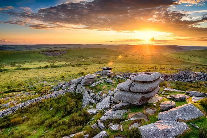 Bodmin Moor in Cornwall