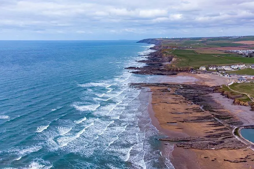 Bude coast in north Cornwall