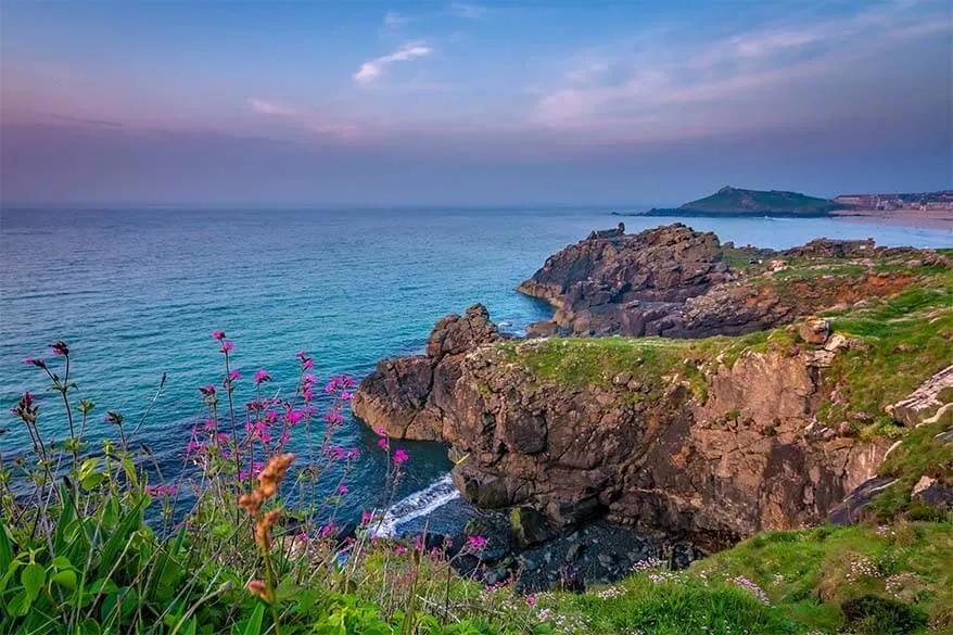 Cornwall coastline near St Ives