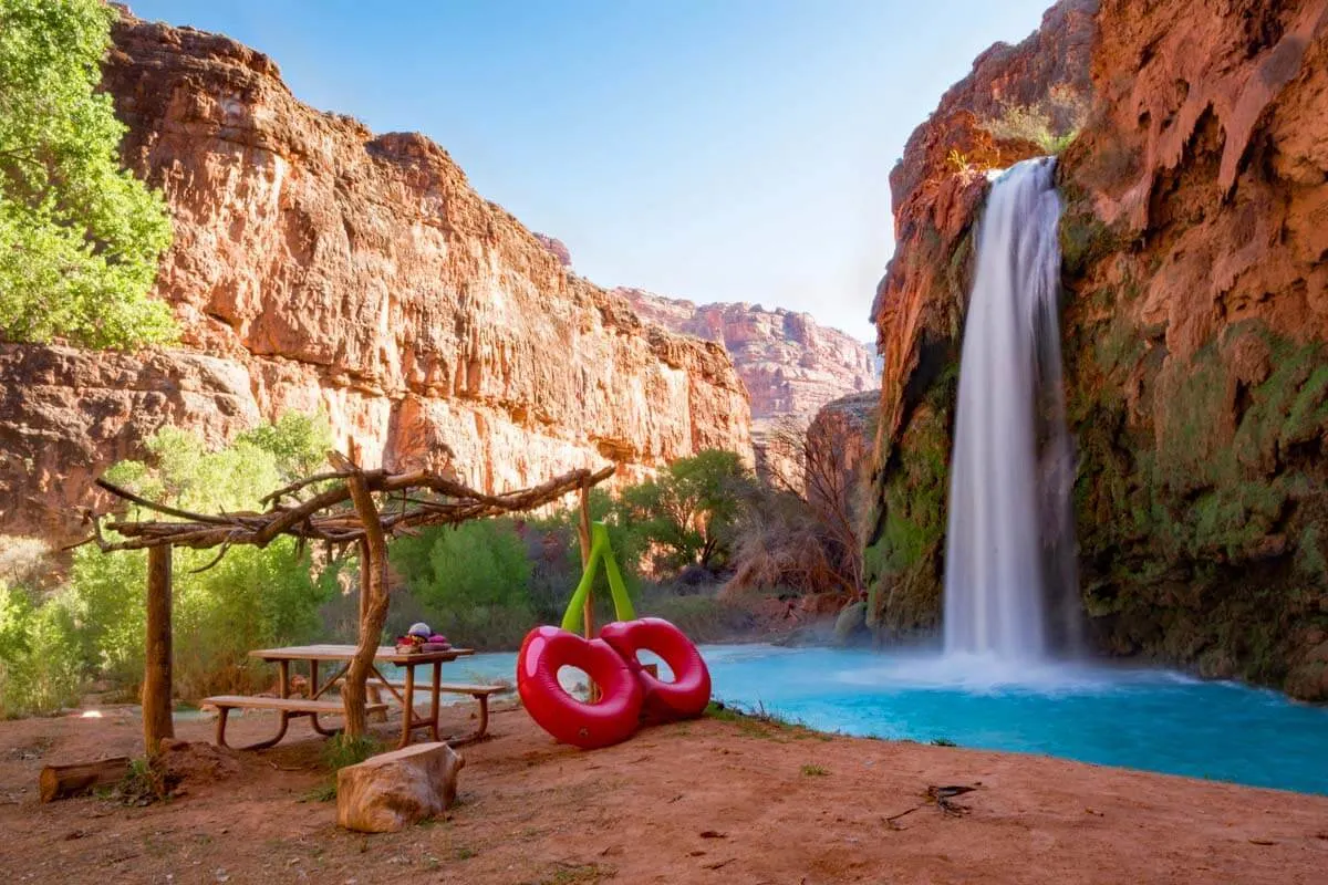 Havasu Falls is one of the best places to see in Arizona