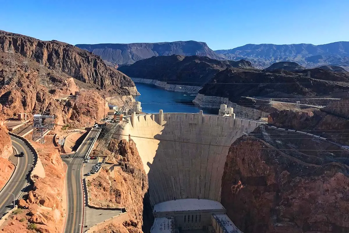 Hoover Dam - view from Mike O Callaghan Pat Tillman Memorial Bridge