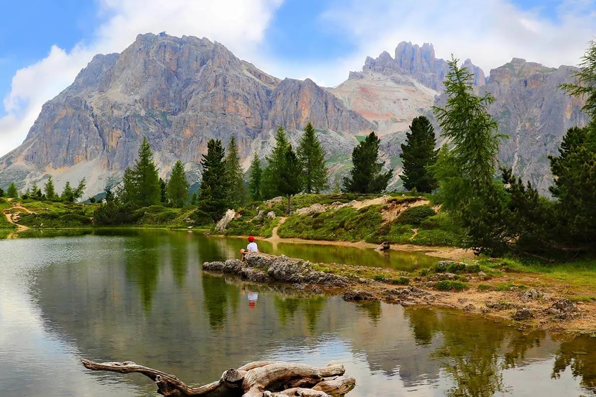 Lago di Limides is one of the most photographed lakes in the Dolomites