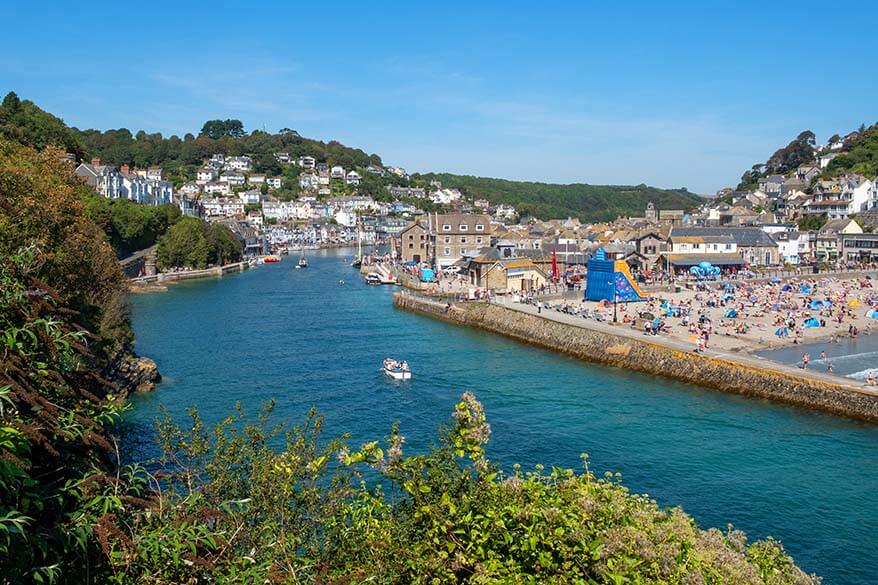 Looe town in Cornwall