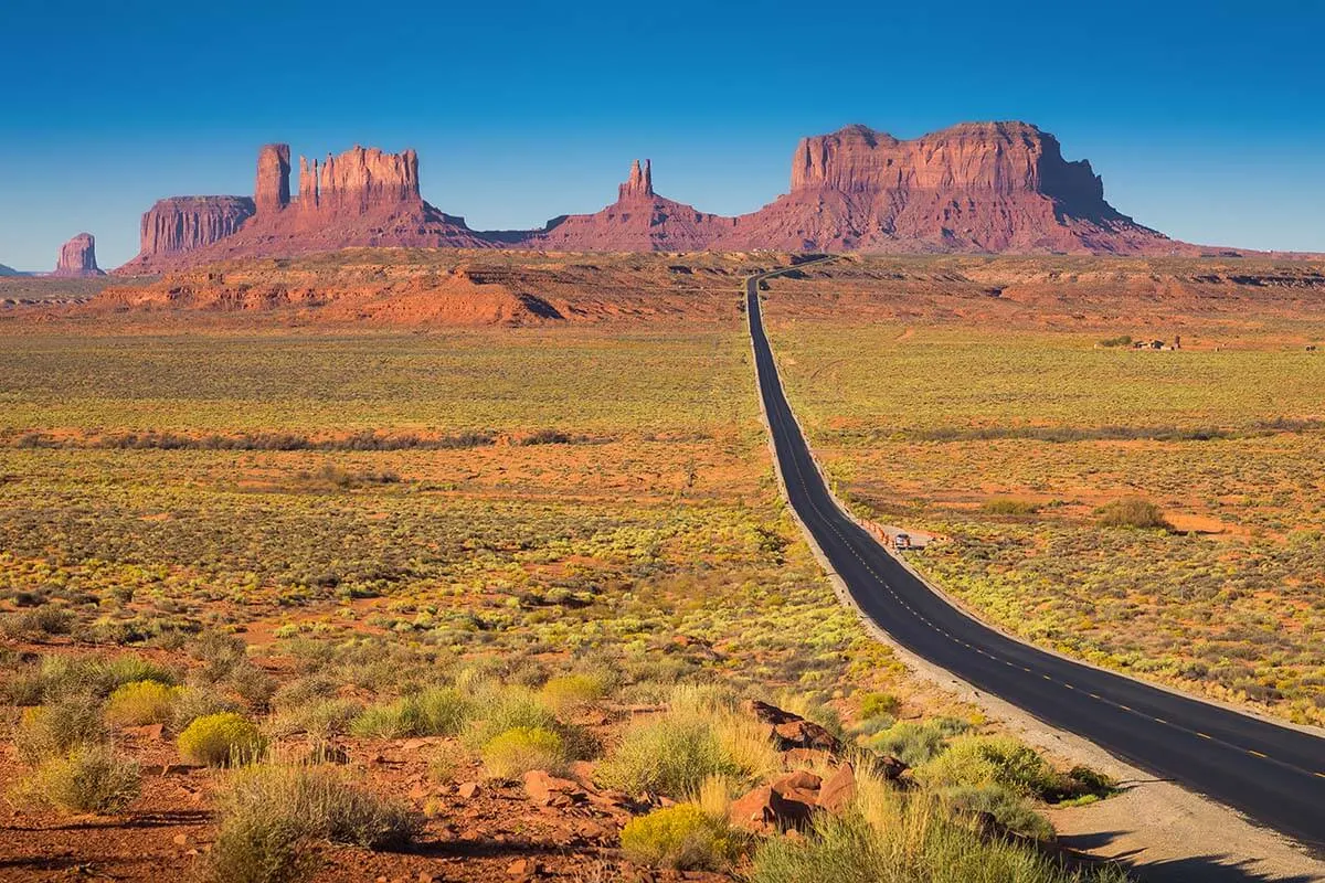 Monument Valley as seen from the main road