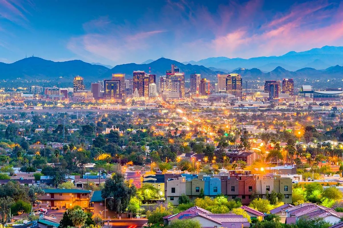 Places to visit in Arizona - Phoenix city