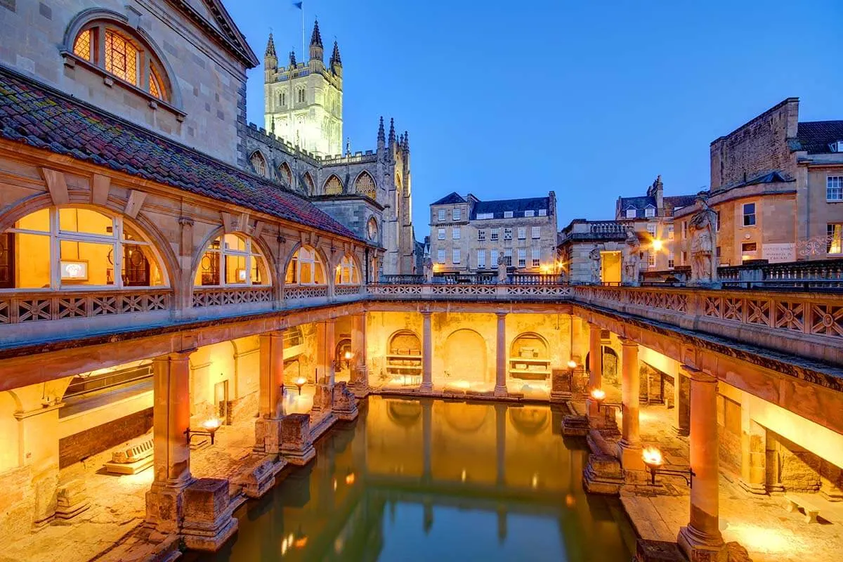 Roman Baths in Bath UK