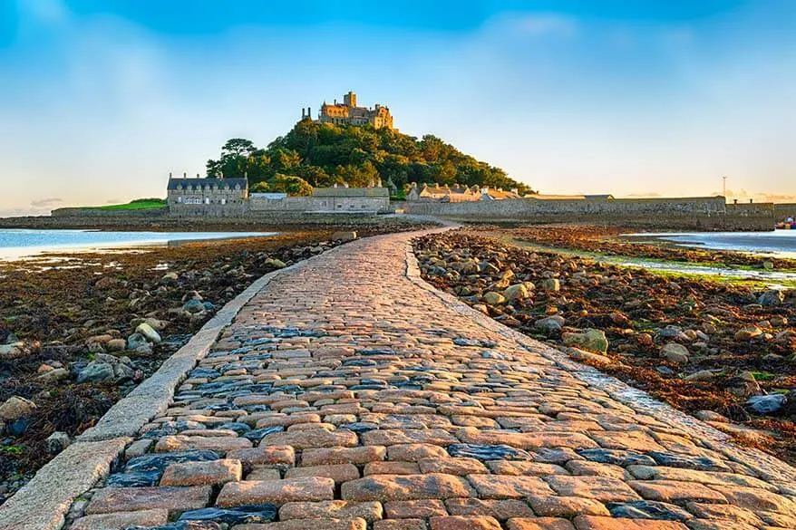 Saint Michael's Mount is one of the top places to visit in Cornwall UK