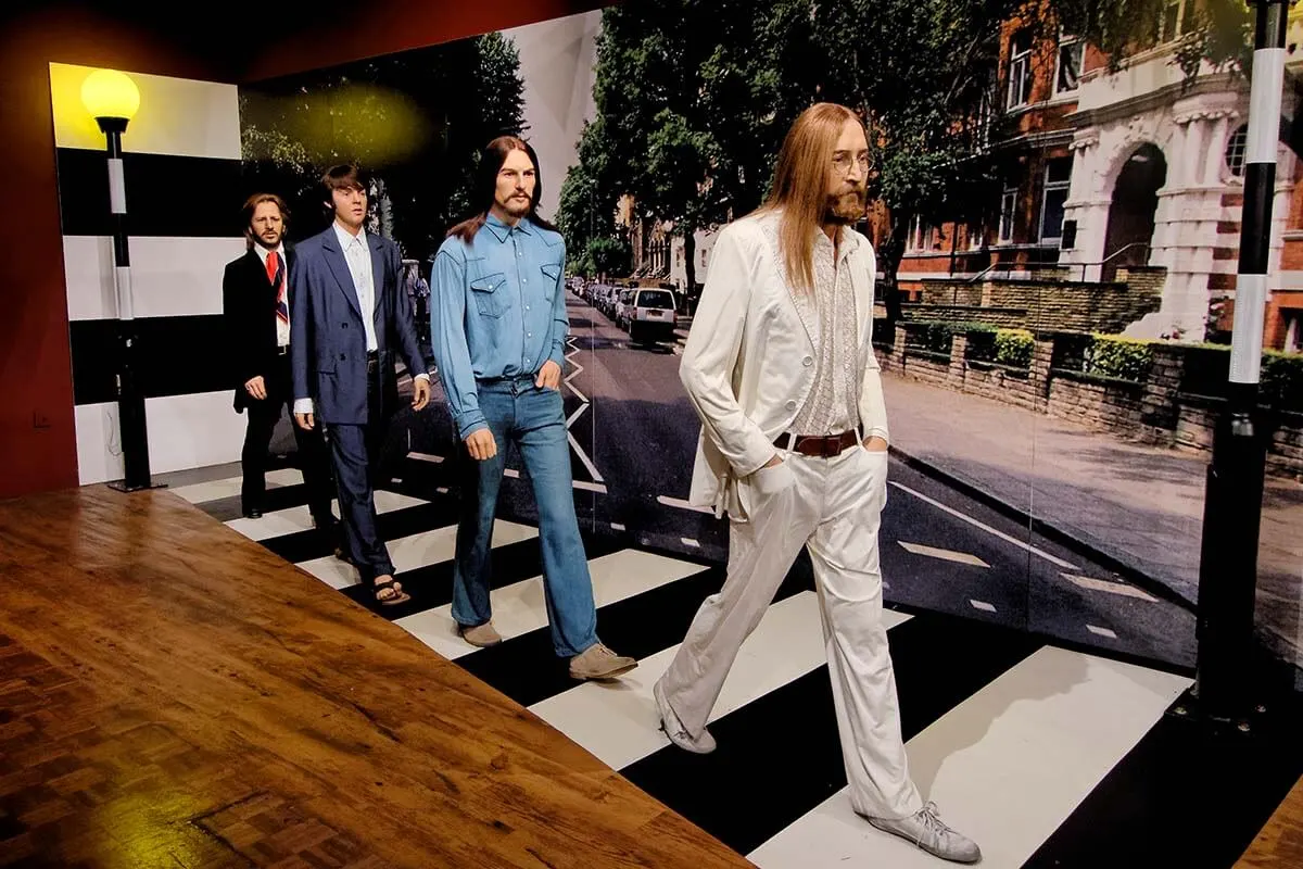 The Beatles at Madame Tussauds in Blackpool UK