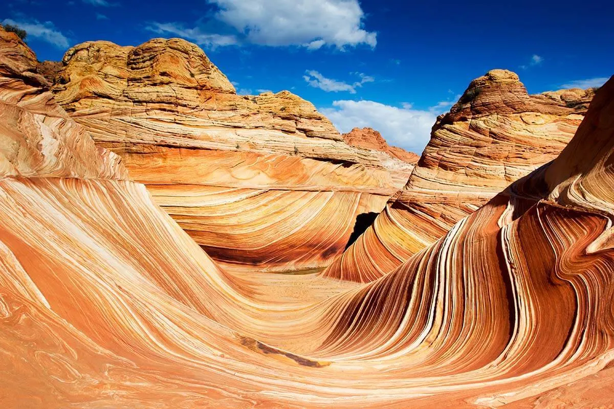 The Wave is one of the most unique places to visit in Arizona