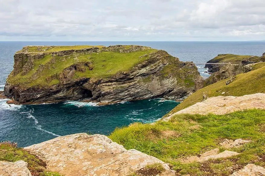 Tintagel Castle in Cornwall