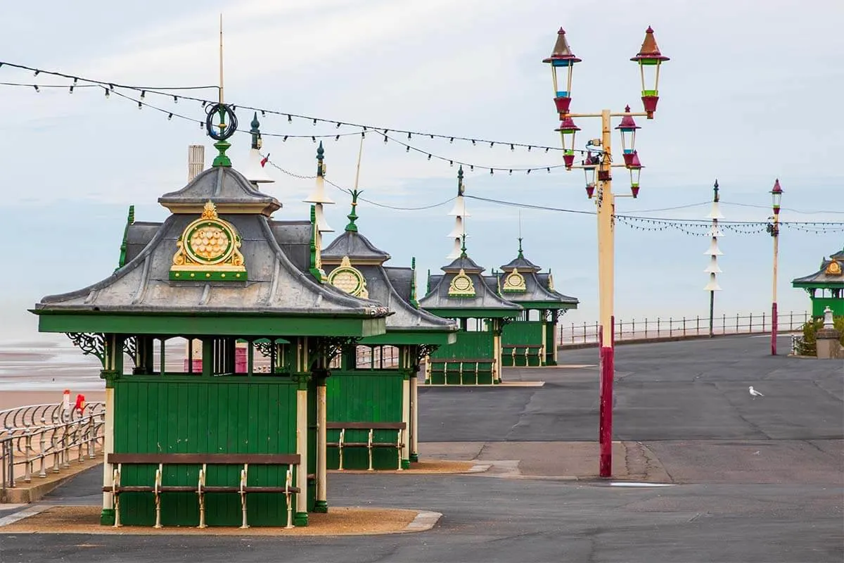 Victorian Promenade in Blackpool UK