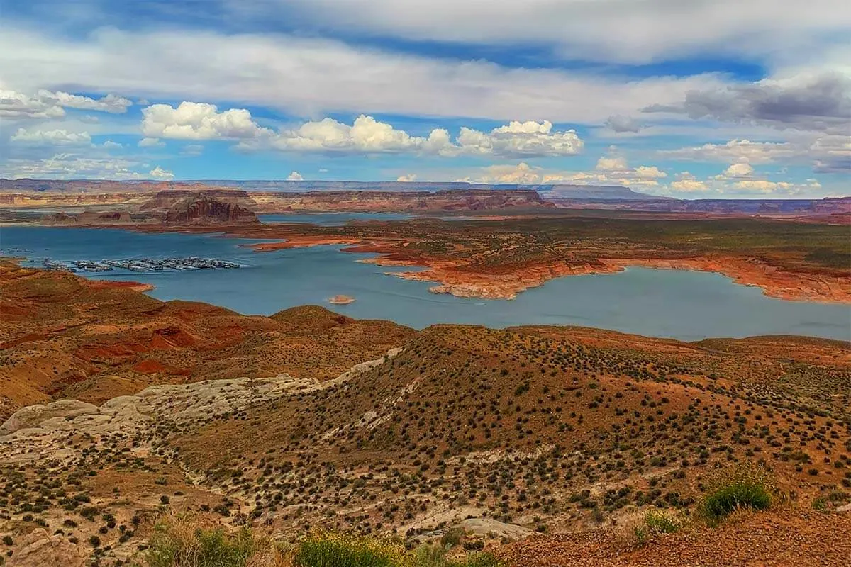 Wahweap Overlook near Page Arizona