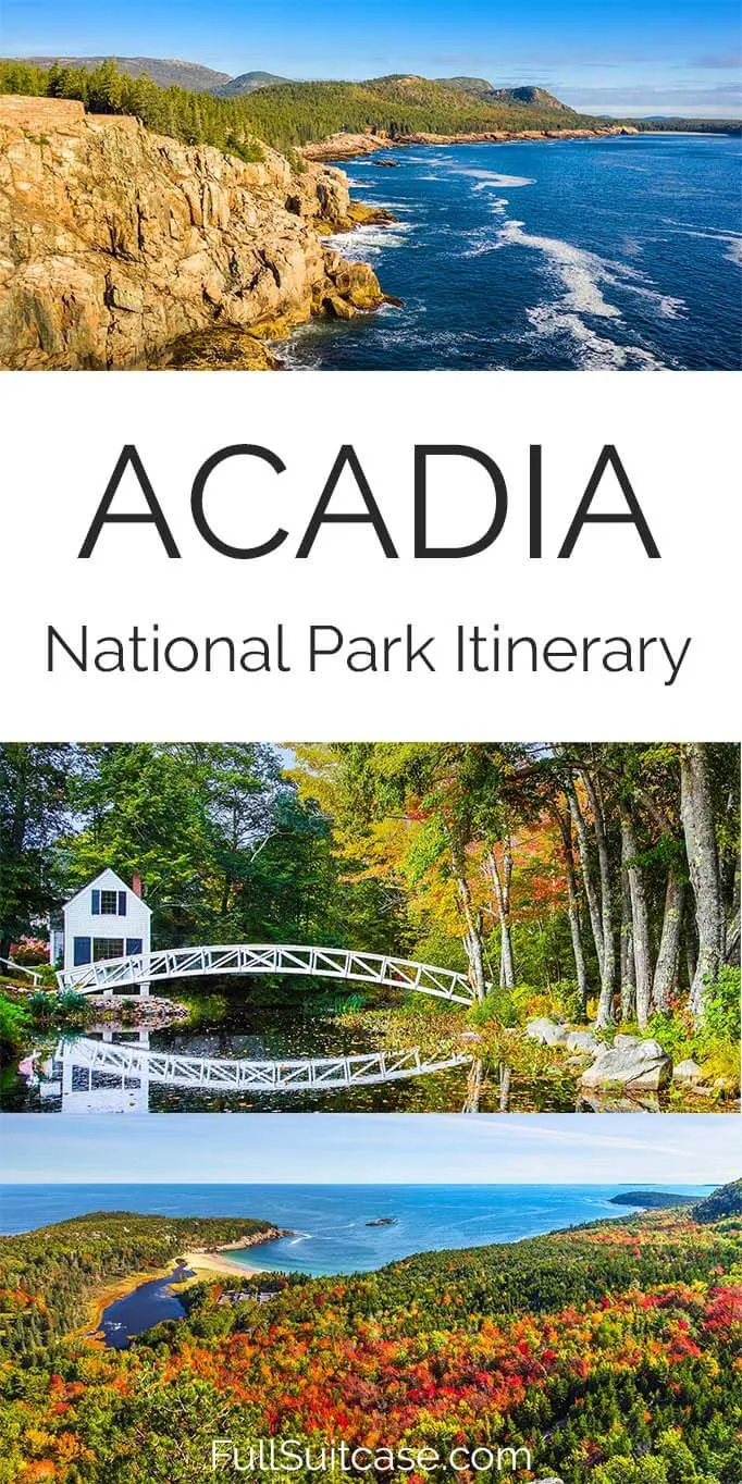 Acadia National Park itinerary suggestions and tips for planning your trip