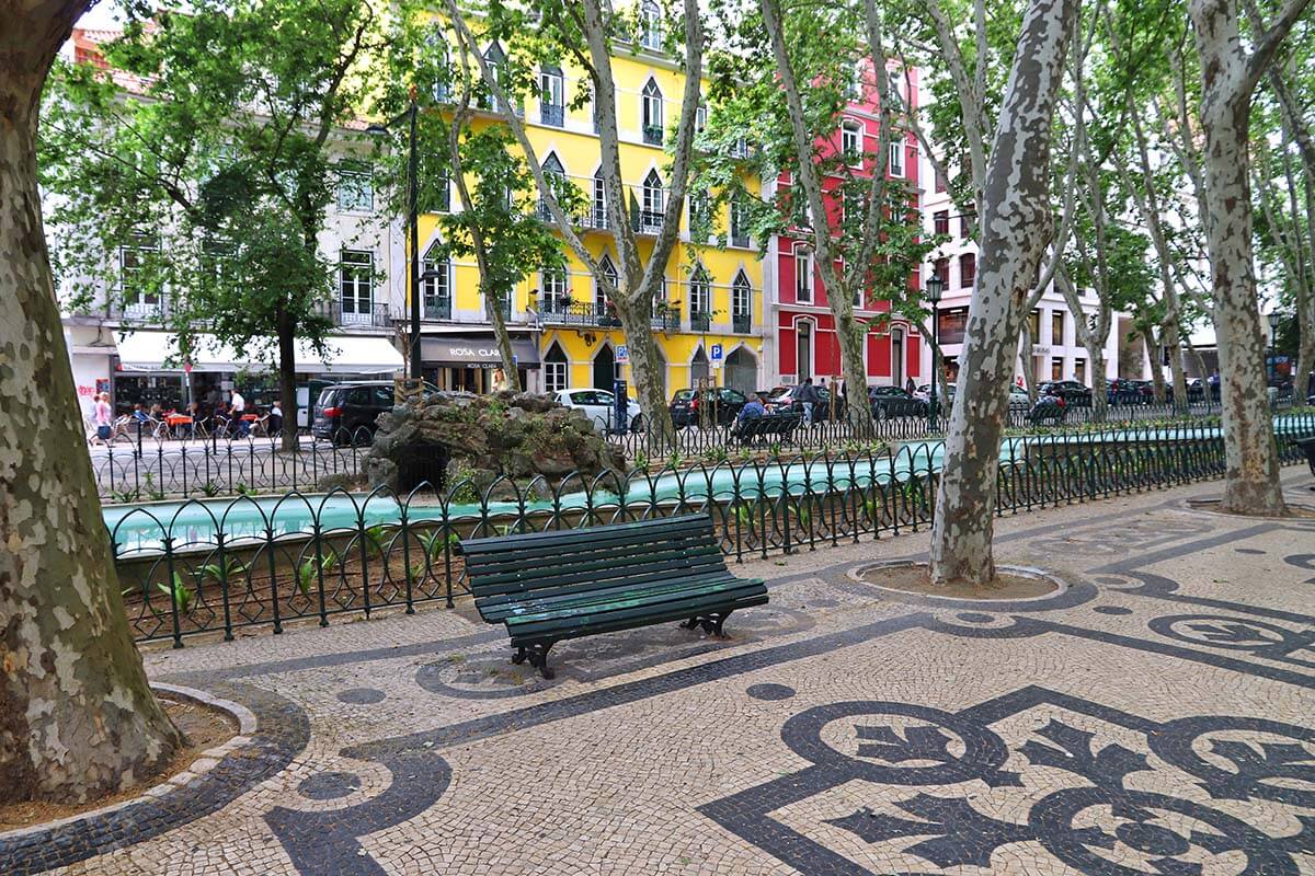 Avenue of Liberty in Lisbon