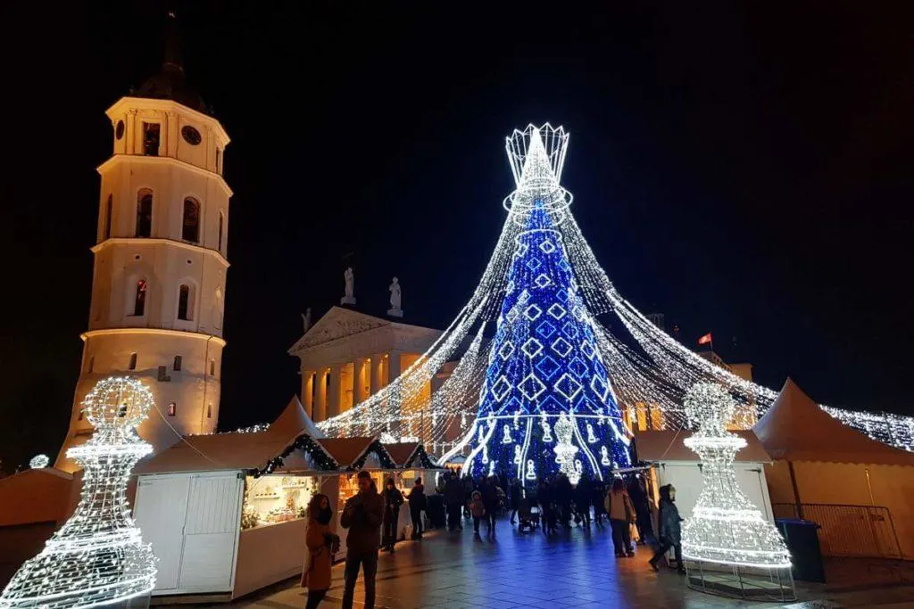 Baltic states in winter - Vilnius Christmas market