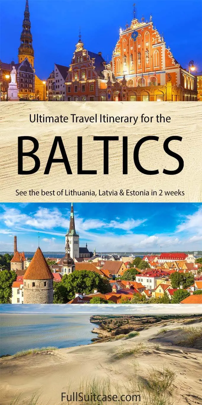 Baltics trip itinerary - see the best of Estonia, Latvia, and Lithuania in two weeks