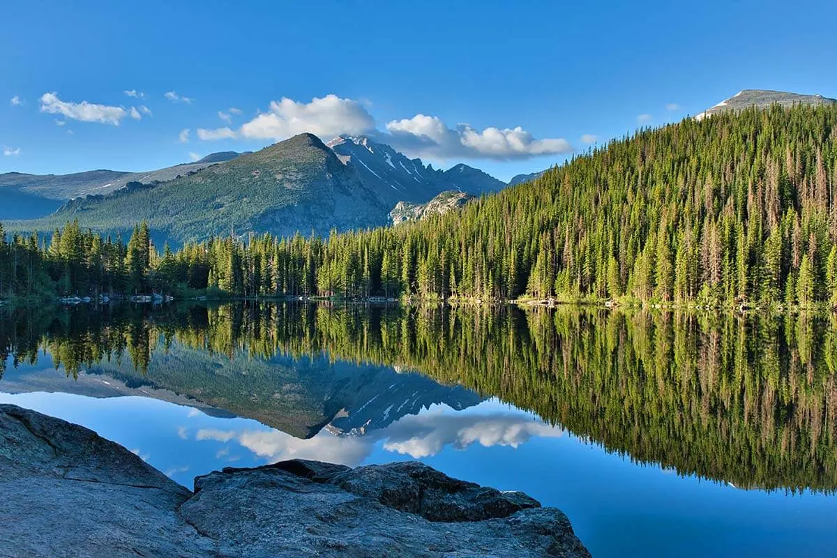 Bear Lake in Rocky Mountain National Park, Colorado USA