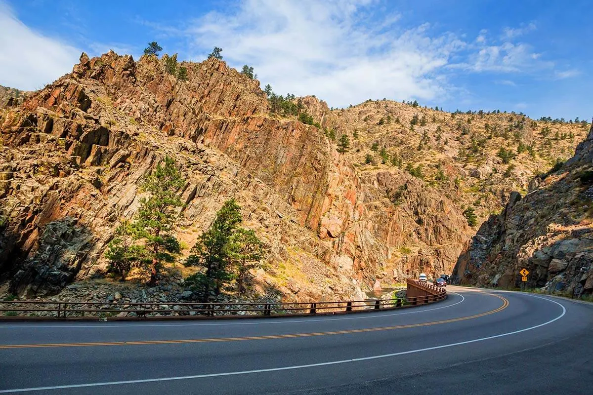 Big Thompson Canyon Road - Hwy34 near Estes Park Colorado