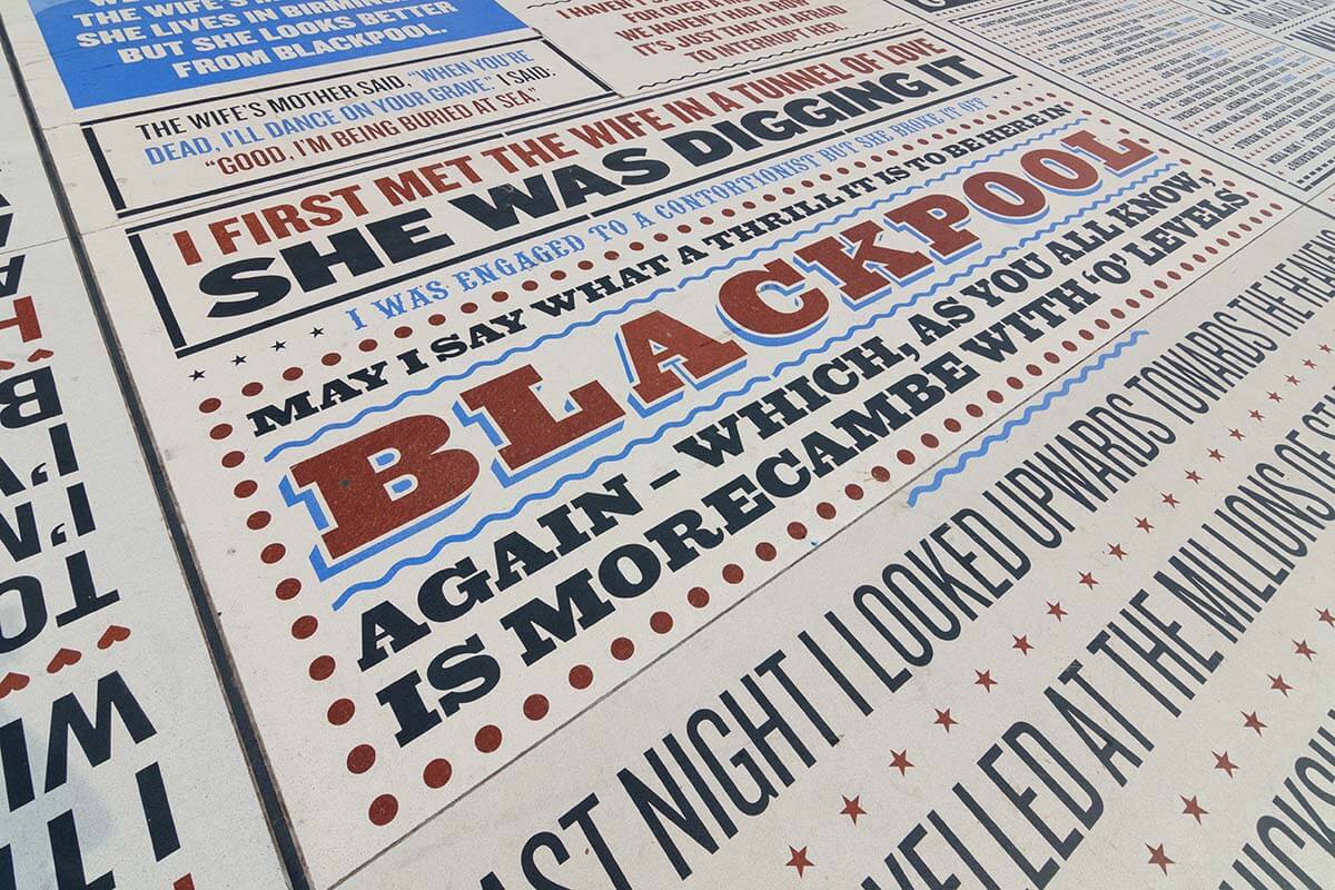 Blackpool Comedy Carpet