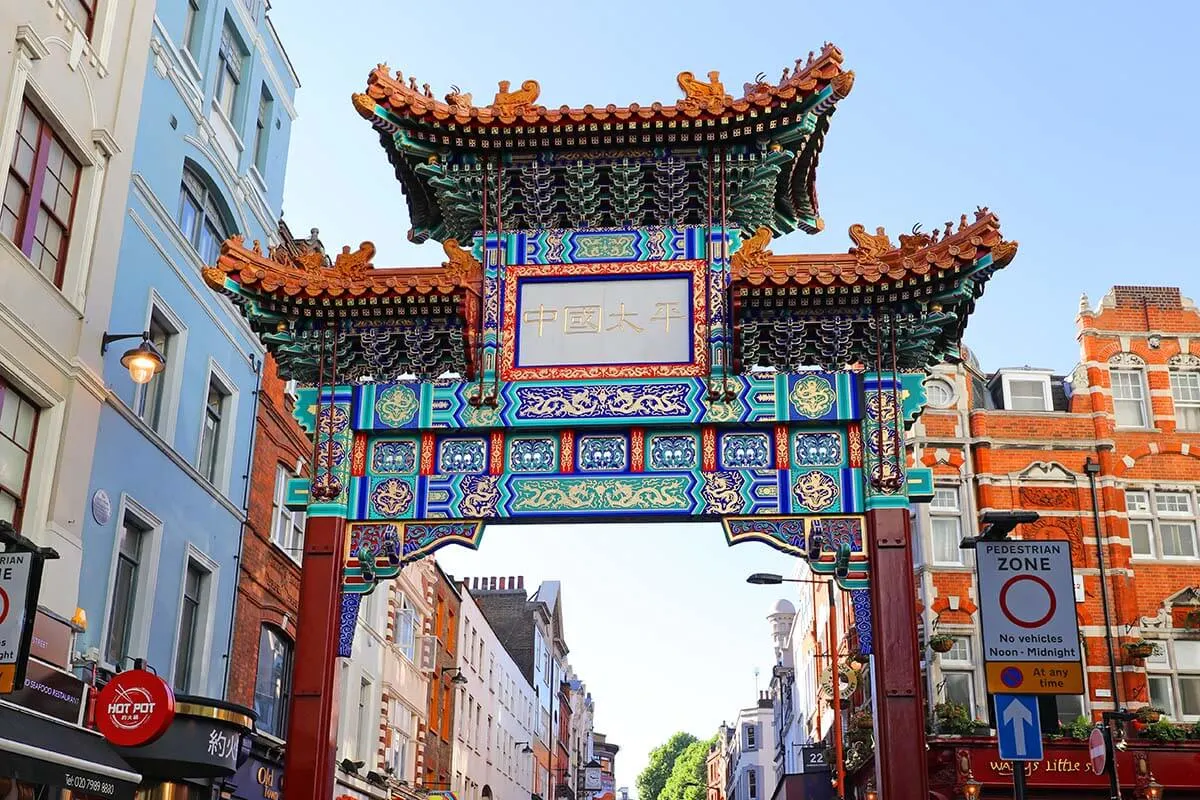 Chinatown Gate in London