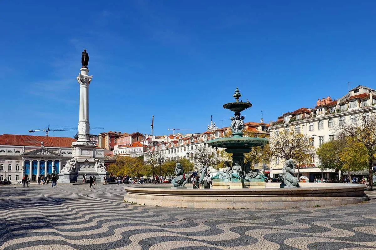 Don Pedro IV Square - Rossio Square Lisbon