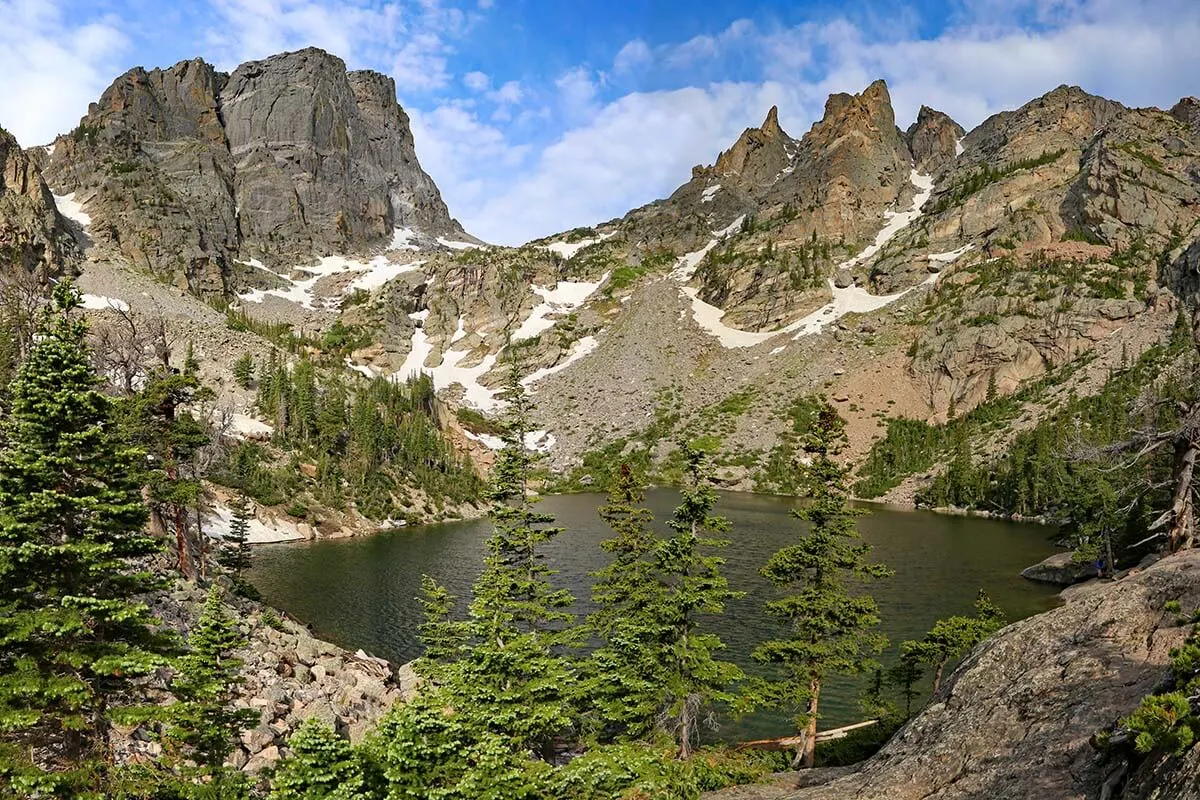 Emerald Lake in Rocky Mountain National Park, Colorado USA