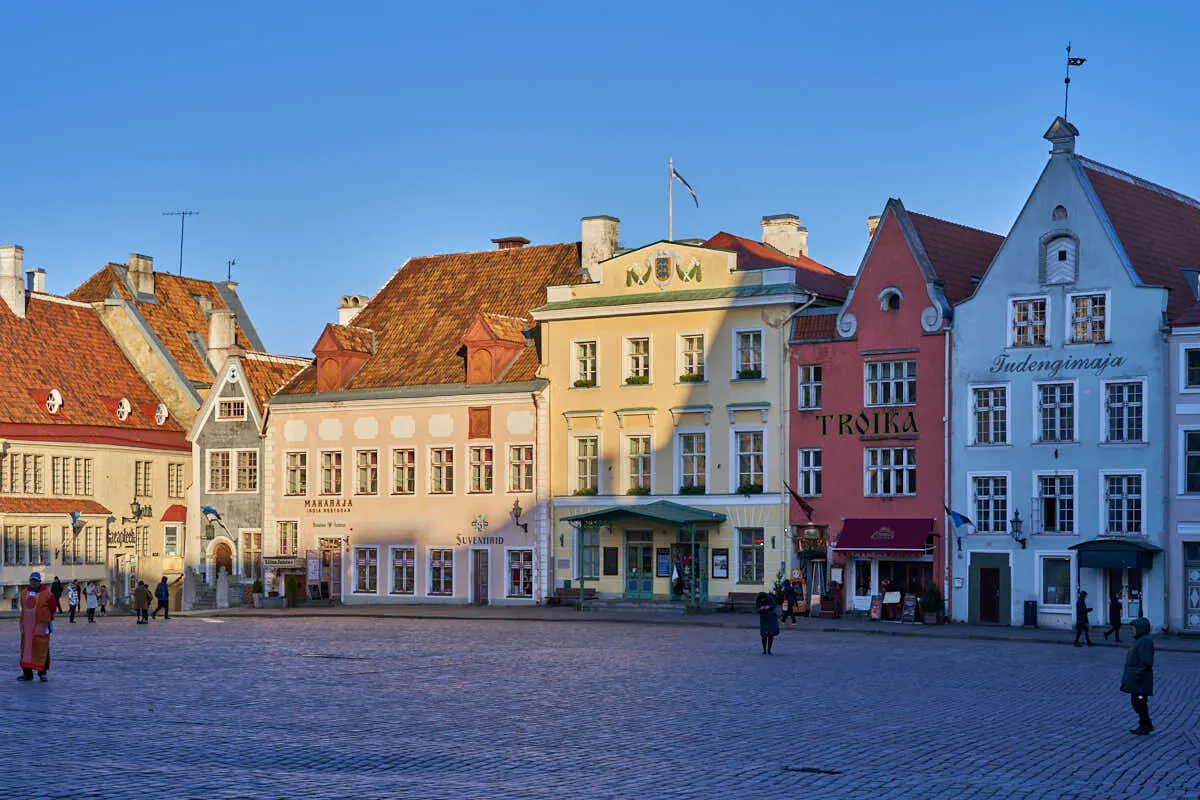 Tallinn Town Hall Square in Estonia