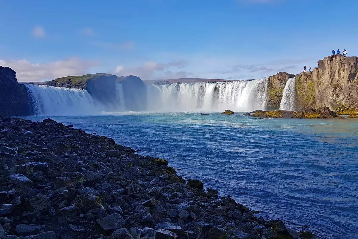 Godafoss waterfall in North Iceland